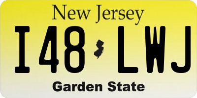 NJ license plate I48LWJ