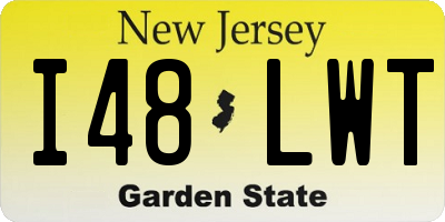 NJ license plate I48LWT
