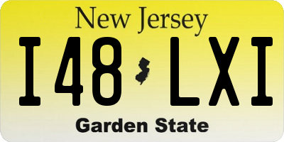 NJ license plate I48LXI