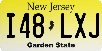 NJ license plate I48LXJ