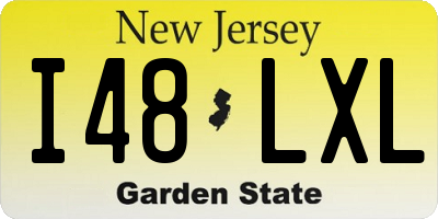 NJ license plate I48LXL