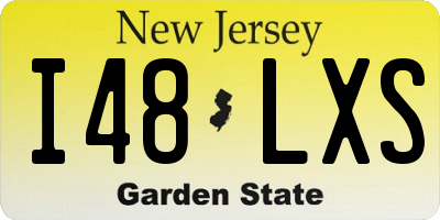 NJ license plate I48LXS