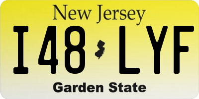 NJ license plate I48LYF