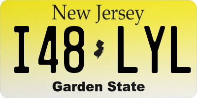 NJ license plate I48LYL