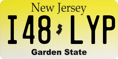 NJ license plate I48LYP