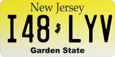 NJ license plate I48LYV