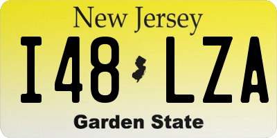 NJ license plate I48LZA