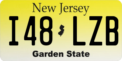NJ license plate I48LZB