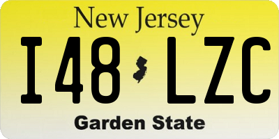 NJ license plate I48LZC