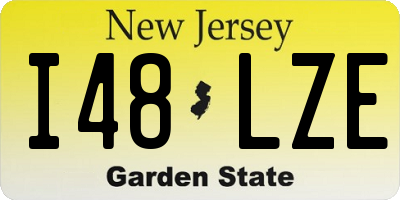 NJ license plate I48LZE