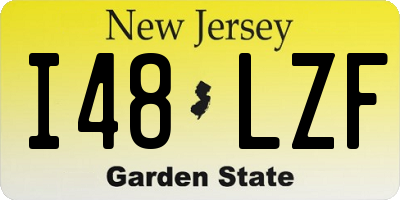 NJ license plate I48LZF