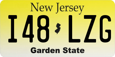 NJ license plate I48LZG