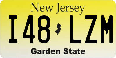 NJ license plate I48LZM