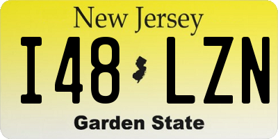 NJ license plate I48LZN