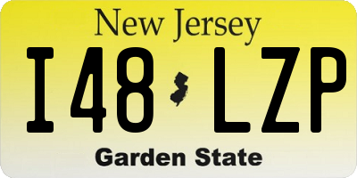 NJ license plate I48LZP