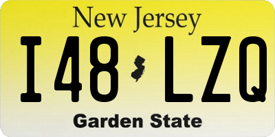 NJ license plate I48LZQ