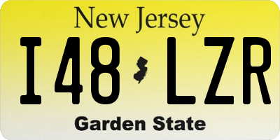 NJ license plate I48LZR