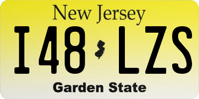NJ license plate I48LZS