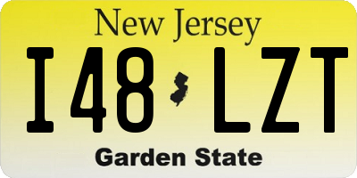 NJ license plate I48LZT