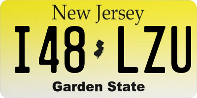 NJ license plate I48LZU