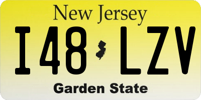 NJ license plate I48LZV