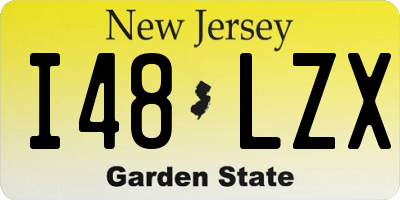 NJ license plate I48LZX