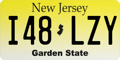 NJ license plate I48LZY