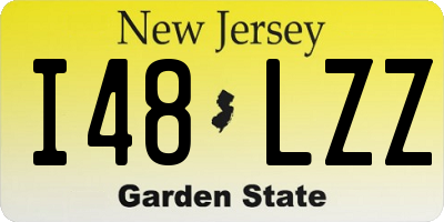 NJ license plate I48LZZ