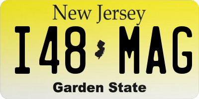 NJ license plate I48MAG
