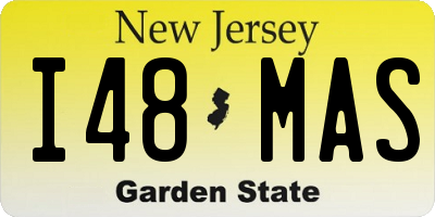 NJ license plate I48MAS