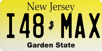 NJ license plate I48MAX