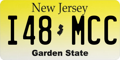NJ license plate I48MCC
