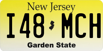 NJ license plate I48MCH