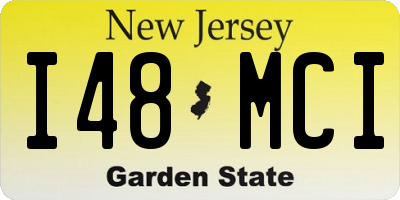 NJ license plate I48MCI