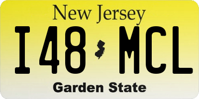NJ license plate I48MCL
