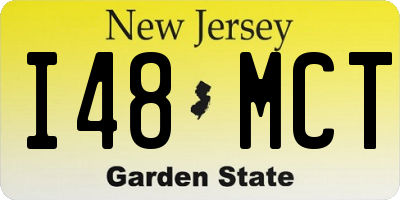 NJ license plate I48MCT