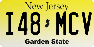 NJ license plate I48MCV
