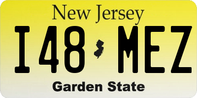 NJ license plate I48MEZ