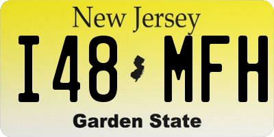 NJ license plate I48MFH