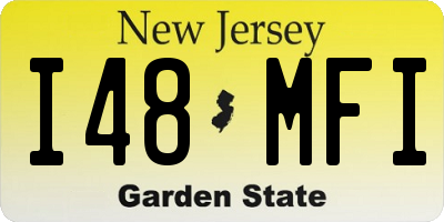 NJ license plate I48MFI