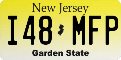 NJ license plate I48MFP