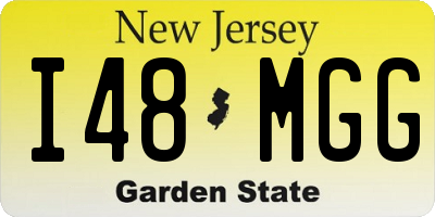 NJ license plate I48MGG