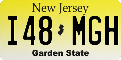 NJ license plate I48MGH