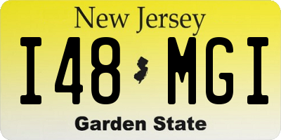 NJ license plate I48MGI