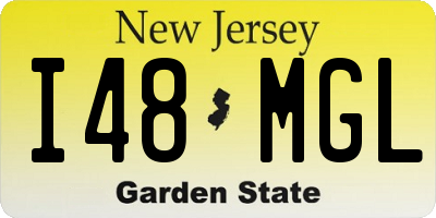 NJ license plate I48MGL