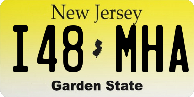 NJ license plate I48MHA