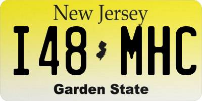 NJ license plate I48MHC