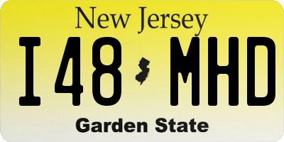 NJ license plate I48MHD