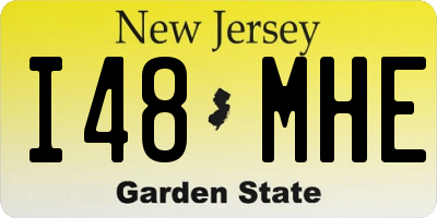 NJ license plate I48MHE