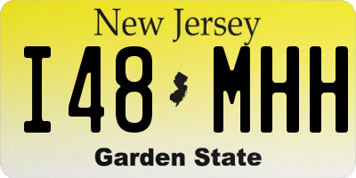 NJ license plate I48MHH